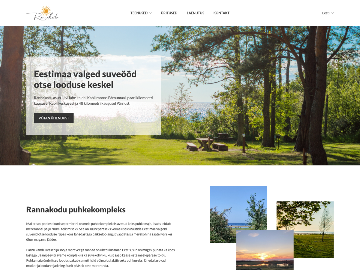 Rannakodu Puhkeküla in Häädemeeste, Estonia